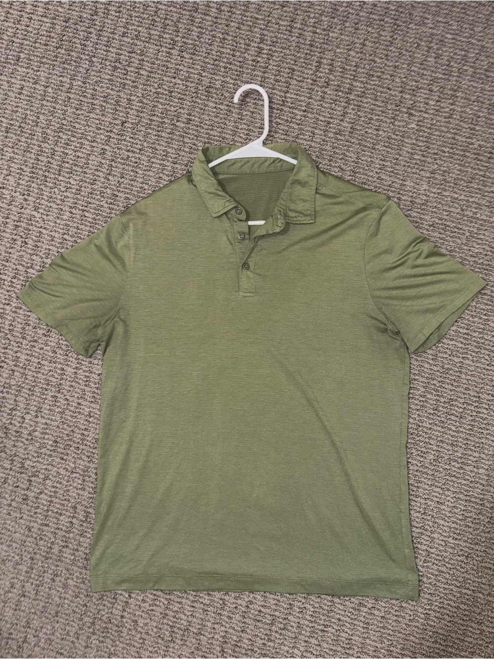 lululemon athletica Men's Olive Polo - Size L